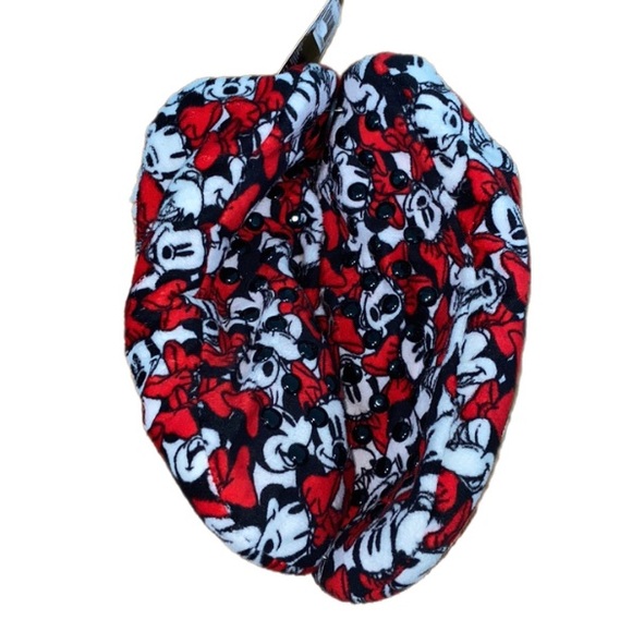 Fuzzy Mini Mouse Slipper Socks sz sm/md - Picture 4 of 4